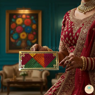 Phulkari Designer Shagun Money Box - Single Box - Money Envelopes for Gifting