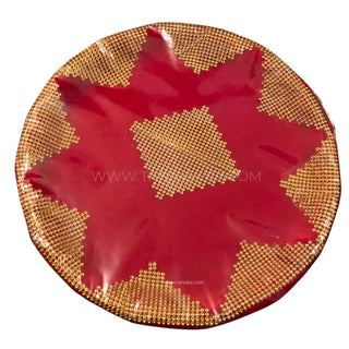 Red/Golden Ceremony Plate - Decorative Plates