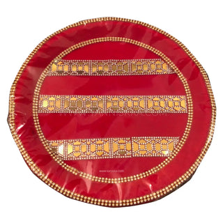 Red/Golden Ceremony Plate (Limited Edition) - Decorative Plates