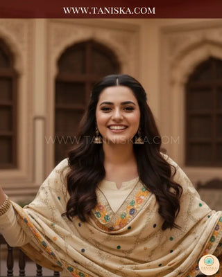 Sonehri Bagh Phulkari Dupatta - Punjabi Phulkari Dupatta