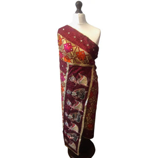 The Bridal Shagun Phulkari Dupatta - Punjabi Phulkari Dupatta