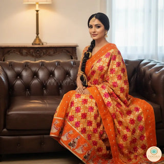 The Bridal Shagun Phulkari - Punjabi Phulkari Dupatta