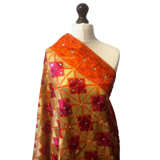 The Bridal Shagun Phulkari - Punjabi Phulkari Dupatta