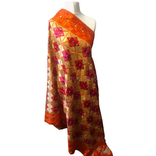 The Bridal Shagun Phulkari - Punjabi Phulkari Dupatta