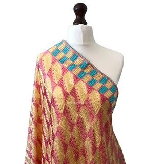 The Diamond Phulkari Dupatta - Punjabi Phulkari Dupatta