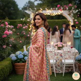 The Diamond Phulkari Dupatta - Punjabi Phulkari Dupatta