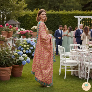 The Diamond Phulkari Dupatta - Punjabi Phulkari Dupatta