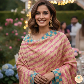The Diamond Phulkari Dupatta - Punjabi Phulkari Dupatta