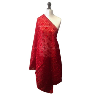The Eternal Love Phulkari Dupatta - Punjabi Phulkari Dupatta