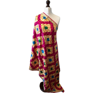 The Patiala Phulkari Dupatta - Punjabi Phulkari Dupatta