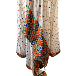 The Starlight Phulkari Dupatta - Punjabi Phulkari Dupatta