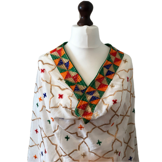 The Starlight Phulkari Dupatta - Punjabi Phulkari Dupatta