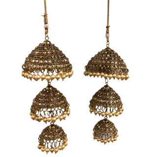 ANTIQUE GOLD POLKI KALIRE