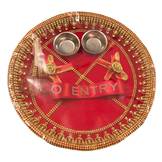 Limited Edition Red Ceremony Plate - Decorative Plates