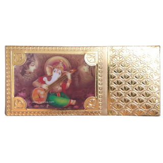 3D Ganesha Radha Krishna Shagun Money Envelopes - 5s Pack - Money Envelopes for Gifting