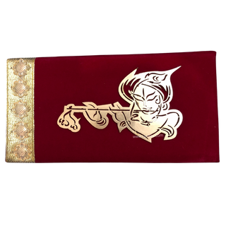 Krishna Deep Red Shagun Money Envelope - Single Envelope - Money Envelopes for Gifting