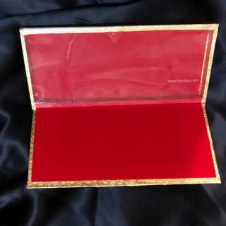 Golden Designer Shagun Money Box - Single Box - Money Envelopes for Gifting