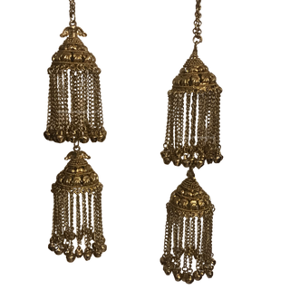 PARI  Mini Golden Jhoomer Kaleere - 2 Tier