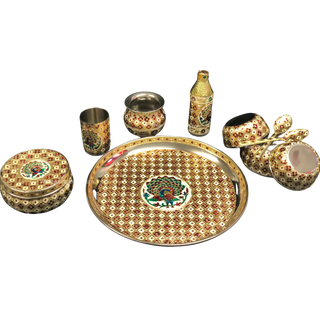 PRE-ORDER - Meenakari Peacock Mayian Fatti Full Set - AVAILABLE FOR PRE-ORDER NOW!