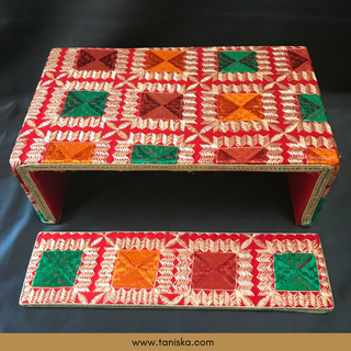 Phulkari Colourful FATTI - with Foot Plate