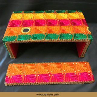 Phulkari Colourful FATTI - with Foot Plate