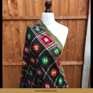 The Obsidian Festival Phulkari Dupatta