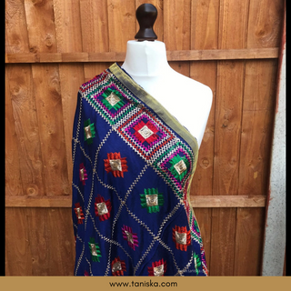 The Midnight Star Phulkari Dupatta