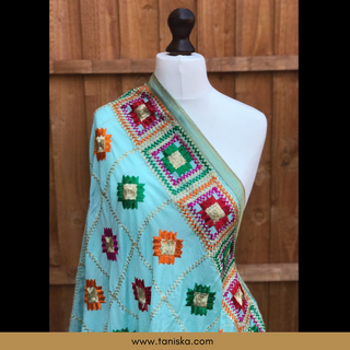 The Moroccan Oasis Phulkari Dupatta