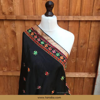 The Midnight Star Phulkari Dupatta