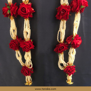 Royal Red Bride-Groom Mala
