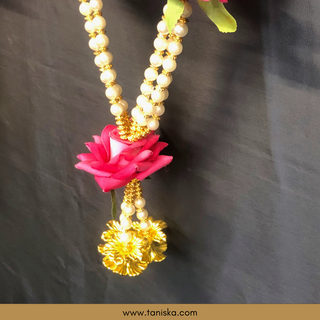 Pink Bride-Groom Mala