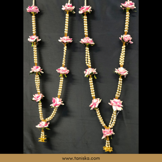 Pink Bride-Groom Mala