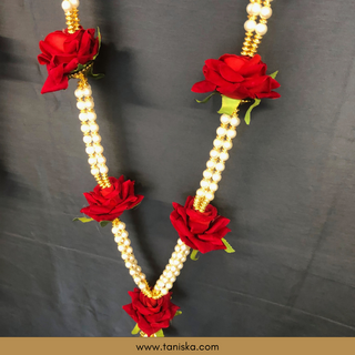 Red Bride-Groom Mala