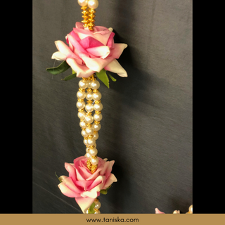 Pink Bride-Groom Mala