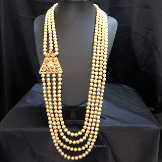 The Commander’s Crest | Architectural Pearl Mala