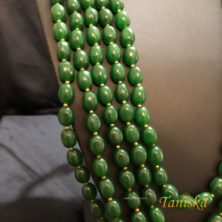 The Monarch’s Shield | Ornate Filigree Pearl Mala