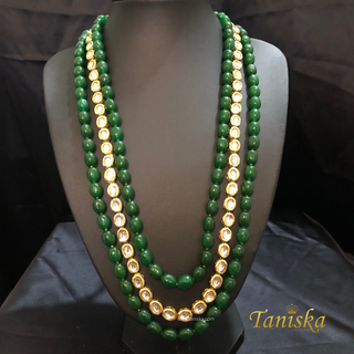 The Crown Prince | Radiant Crystal & Pearl Mala