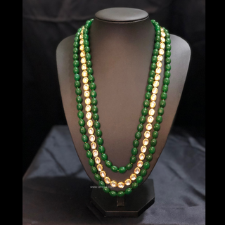 The Crown Prince | Radiant Crystal & Pearl Mala