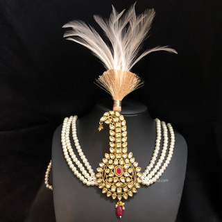 The Emperor’s Emerald | Ornate Kundan Kalgi