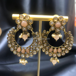 HANIYA Designer Peach Necklace Set COMBO DEAL