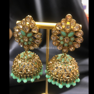 HANIYA Designer Mint Long Haar Set