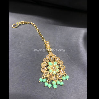 HANIYA Designer Mint Long Haar Set