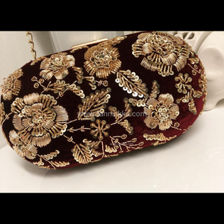 The Regal Rose Bloom Clutch Bag