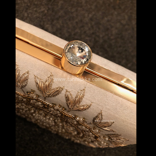 The Ivory Square Mandala Clutch Bag