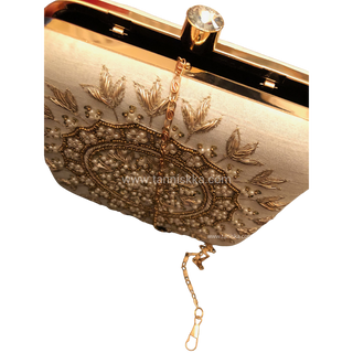 The Ivory Square Mandala Clutch Bag