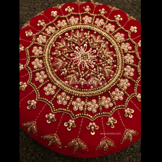 The Ruby Mandala Clutch Bag