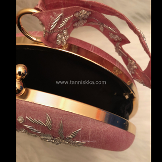 The Dusky Rose Bloom Clutch Bag
