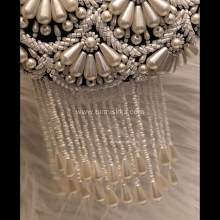 The Black Pearl Cascade Clutch Bag