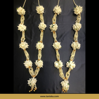 White Bride-Groom Mala