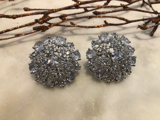 American Diamond Style Studs - Silver